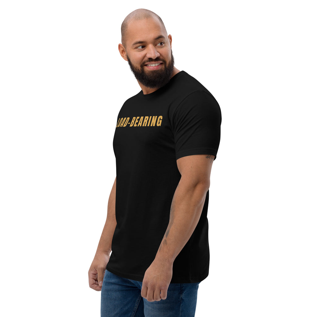 Load-Bearing T-shirt, black, side view showing the fitted cut