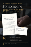 For someone you can't reach: A Small Gift, a printed letter and wallet card left on a kitchen table. Four letters, twenty wallet cards, £1 instant PDF.